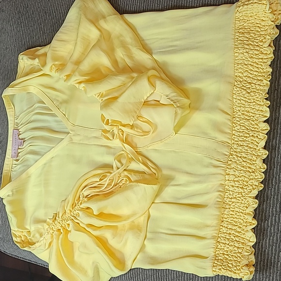 Philosophy Smocked and Rushed Blouse - Picture 11 of 11